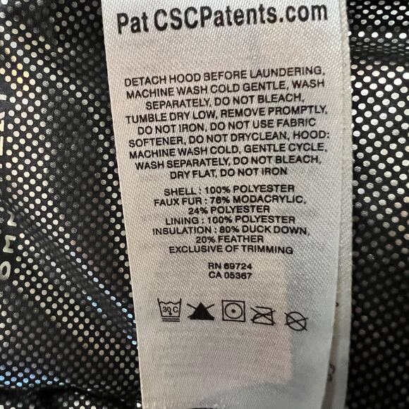 Columbia Coat Womens Small Omni Heat Ling Belted Down Puffer Jacket Purple - Picture 6 of 9